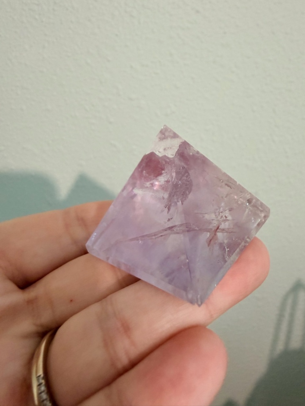 Amethyst pyramid Crystal Healing Chakra Reiki